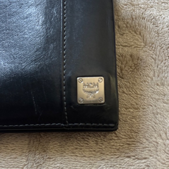 MCM Vintage  Black Leather Wallet - Picture 3 of 17